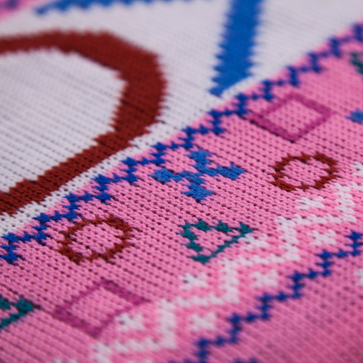 Playstation Pink Knitted Christmas Jumper - GeekCore