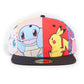 Pokemon Multi Pop Art Snapback Cap - GeekCore