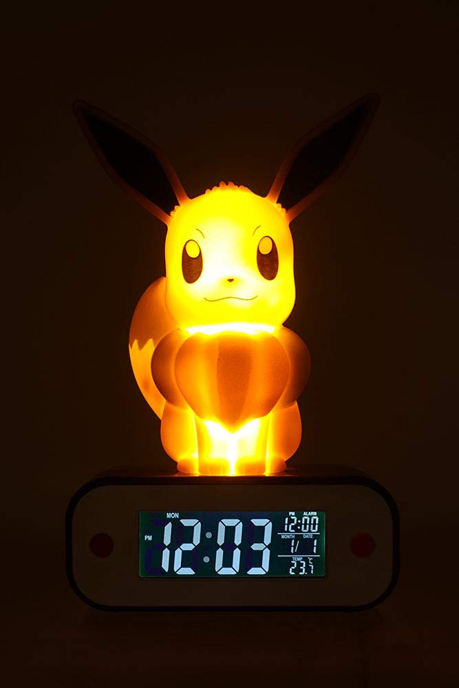 Pokemon Sleeping Eevee Radio Alarm Clock - GeekCore