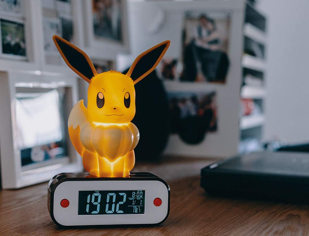 Pokemon Sleeping Eevee Radio Alarm Clock - GeekCore