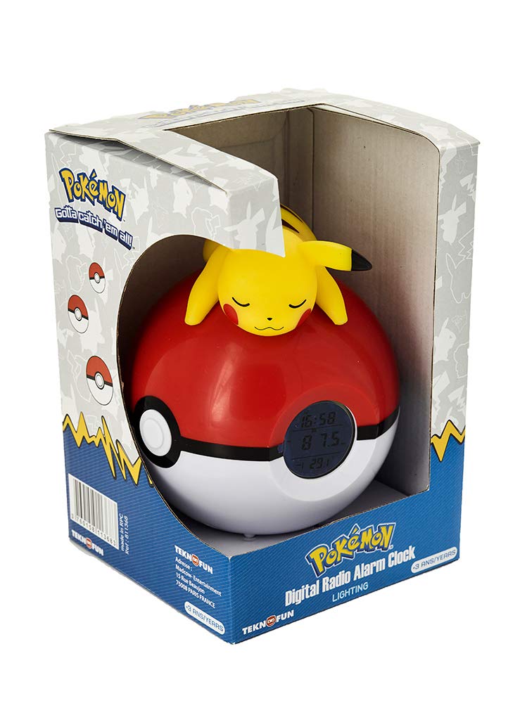 Pokemon Sleeping Pikachu Radio Alarm Clock - GeekCore