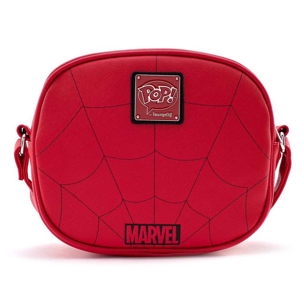 Pop! by Loungefly x Marvel Spider - Man Pin Collector Crossbody Bag - GeekCore