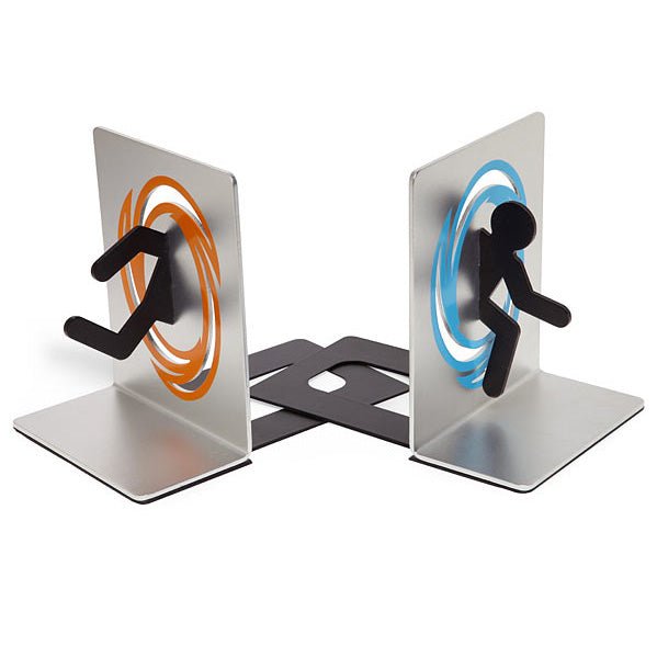 Portal Bookends - GeekCore