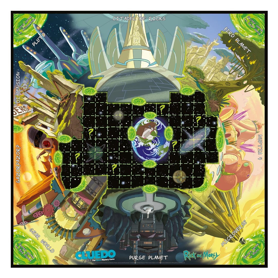 Rick and Morty Cluedo - GeekCore