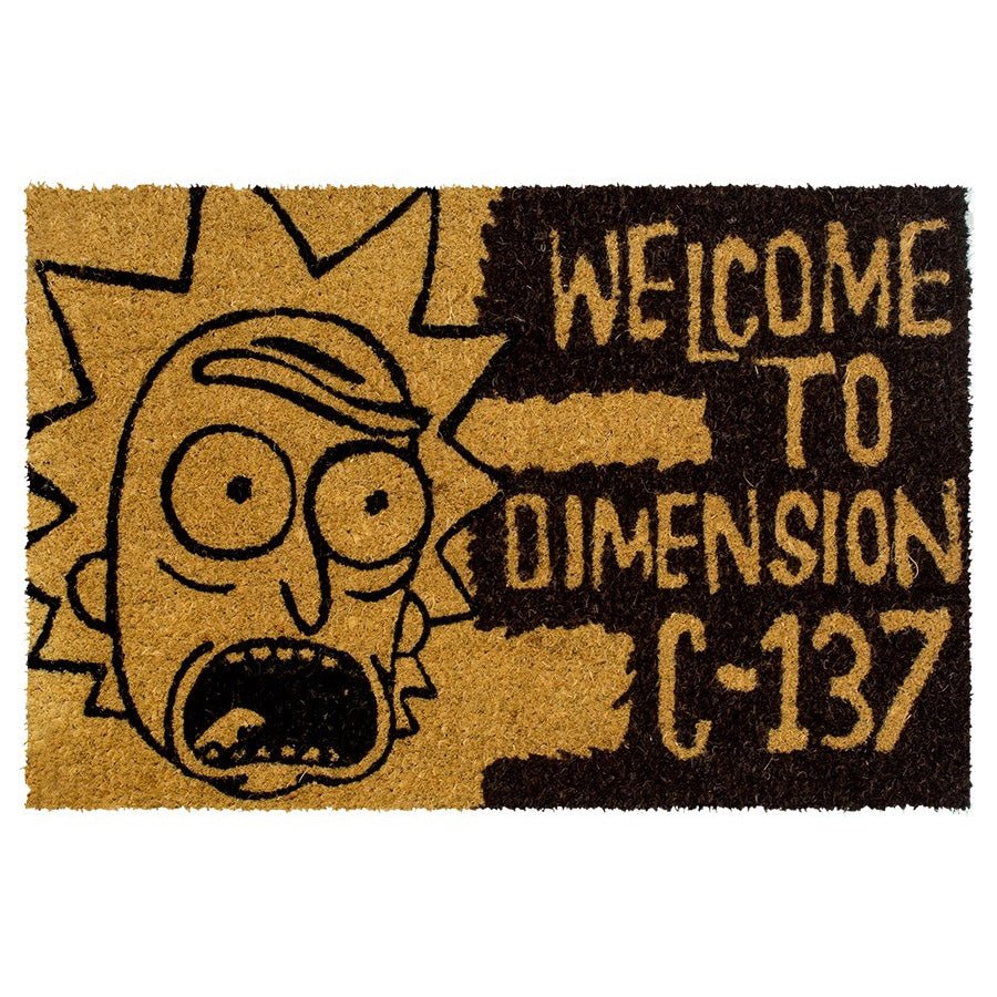 Rick and Morty Dimension C - 137 Coir Doormat - GeekCore