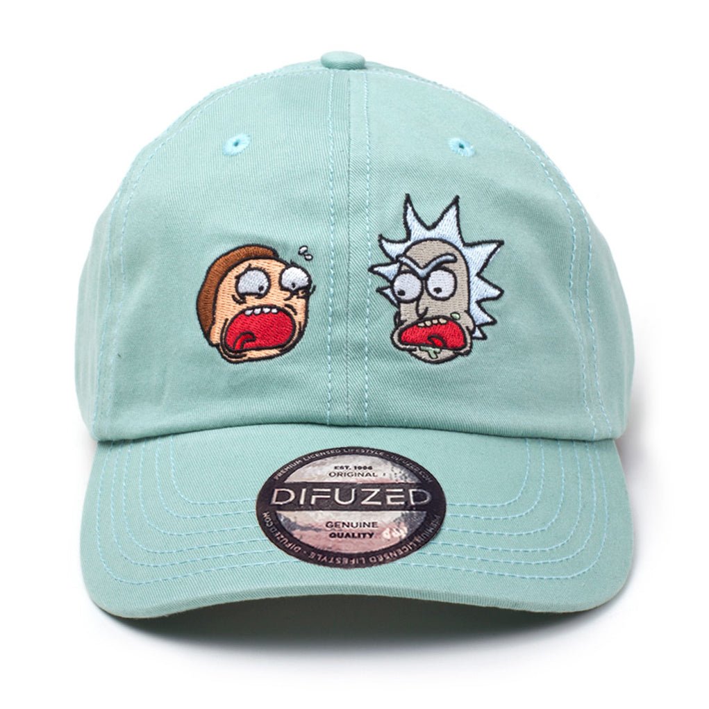 Rick and Morty Faces Baseball Cap - GeekCore
