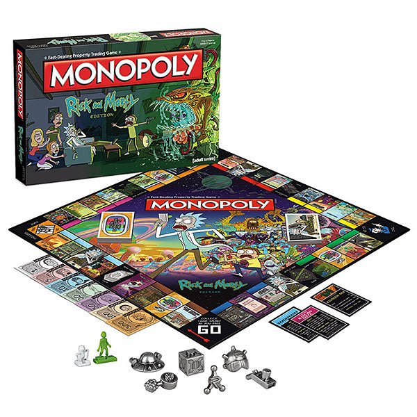 Rick and Morty Monopoly - GeekCore