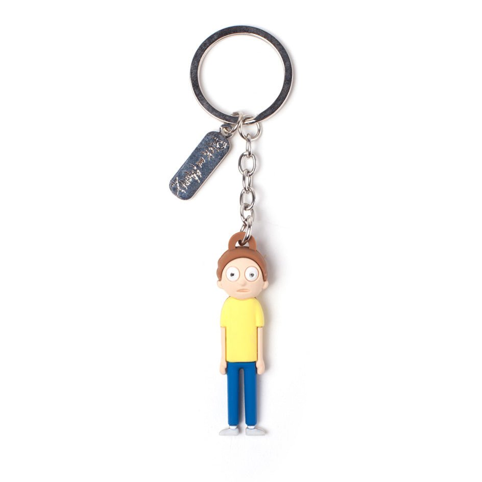 Rick and Morty - Morty Character 3D Rubber Key Chain - GeekCore