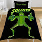 Rick and Morty Pickle Rick Single Duvet Cover Bedding Set - GeekCore