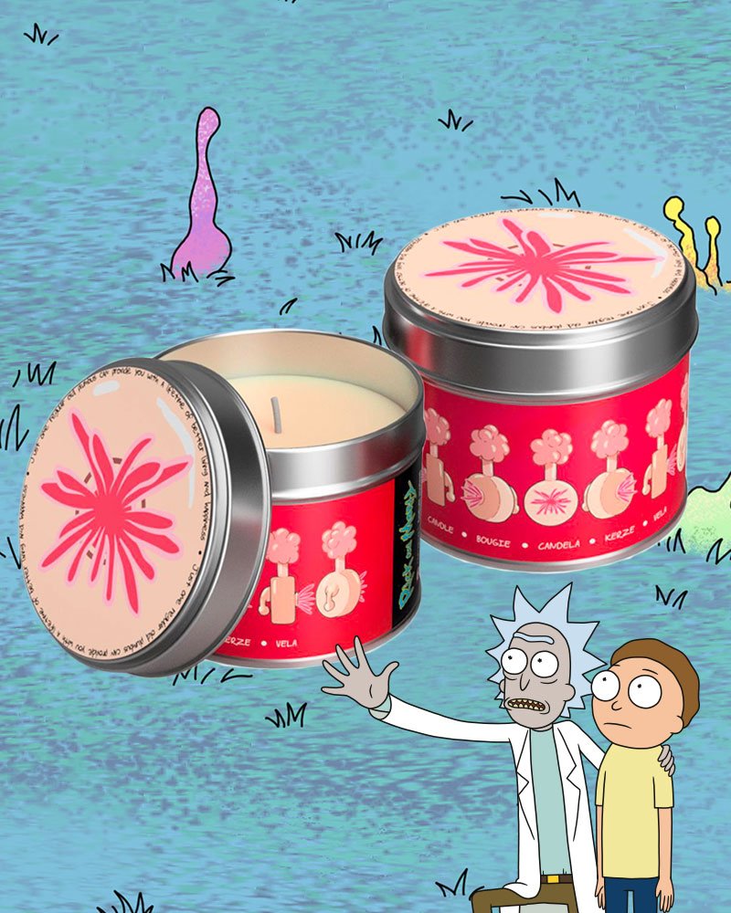 Rick and Morty Plumbus Scented Candle - GeekCore