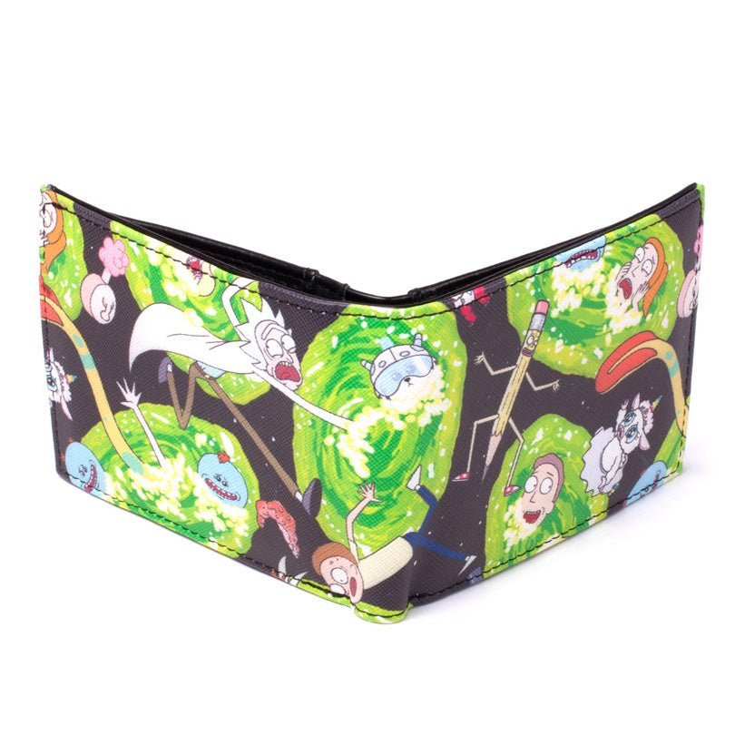 Rick and Morty Portal Bifold Wallet - GeekCore