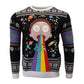 Rick and Morty Rainbow Knitted Christmas Jumper / Sweater - GeekCore