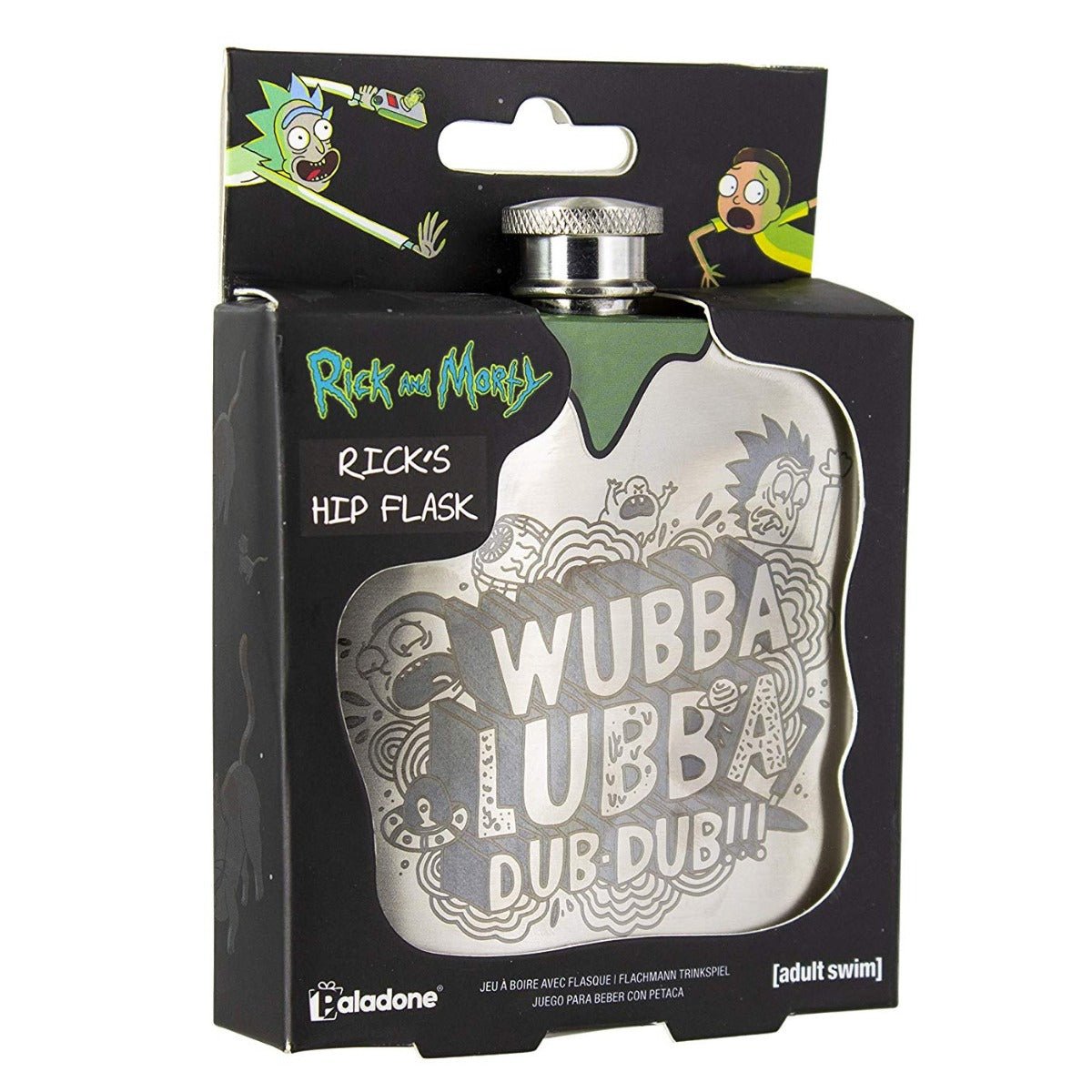 Rick and Morty Rick's Hip Flask – GeekCore
