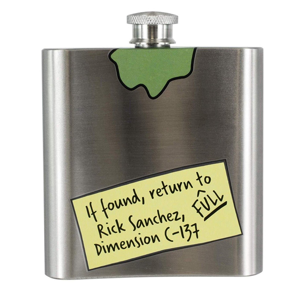 Rick and Morty Rick's Hip Flask – GeekCore