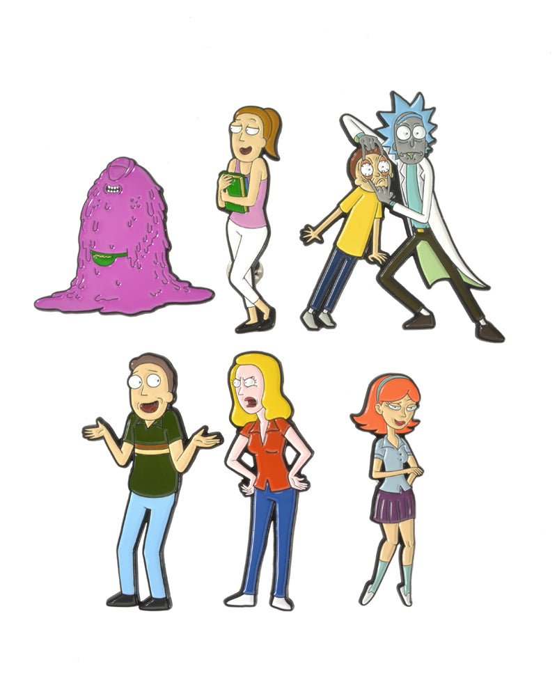 Rick and Morty S01E01 Pin Badge Set - GeekCore