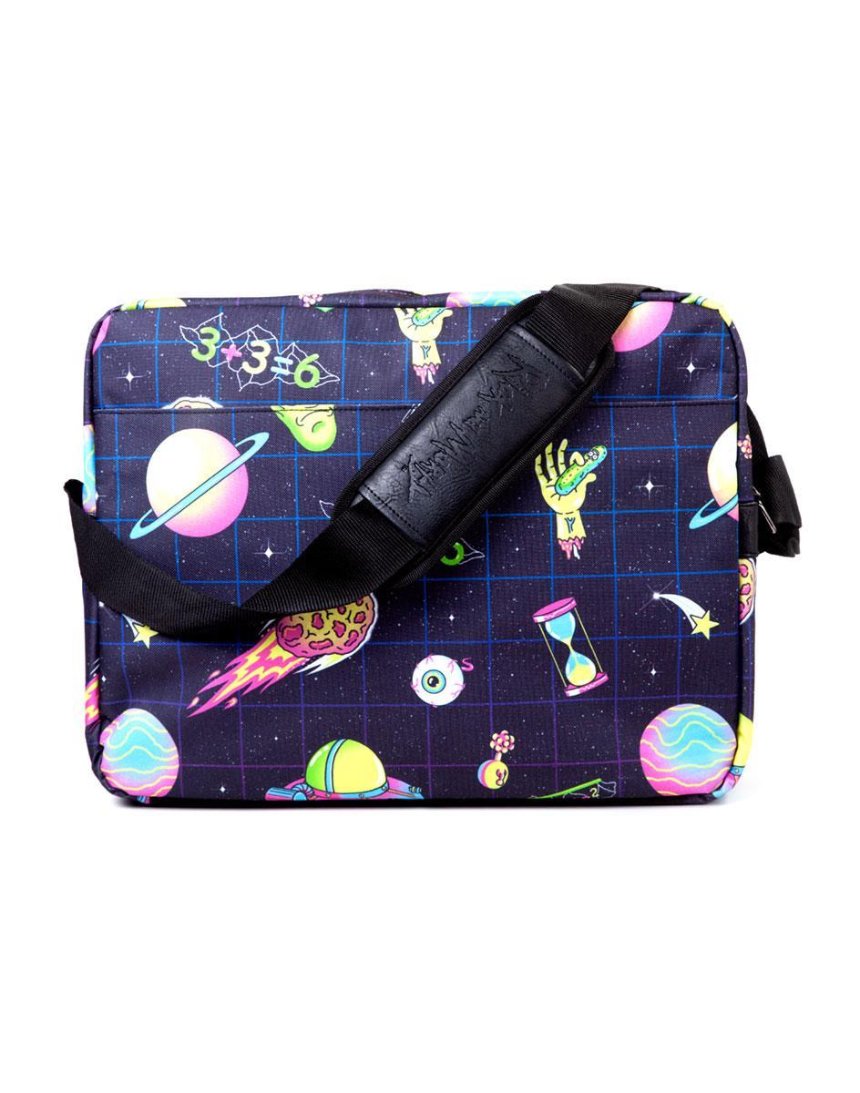 Rick and Morty Space Print Messenger Bag - GeekCore