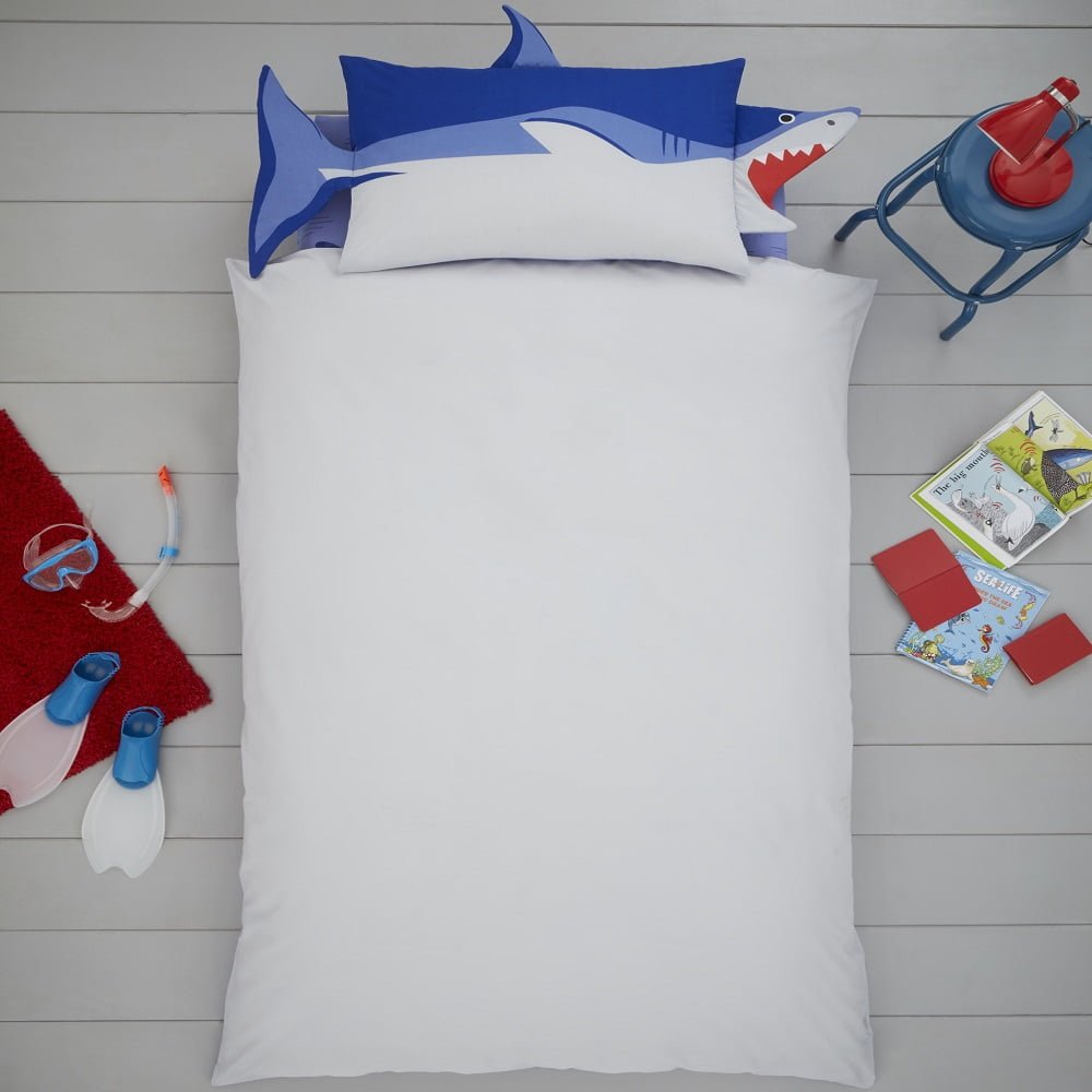 Shark Shaped Single Duvet Cover Bedding Set - GeekCore
