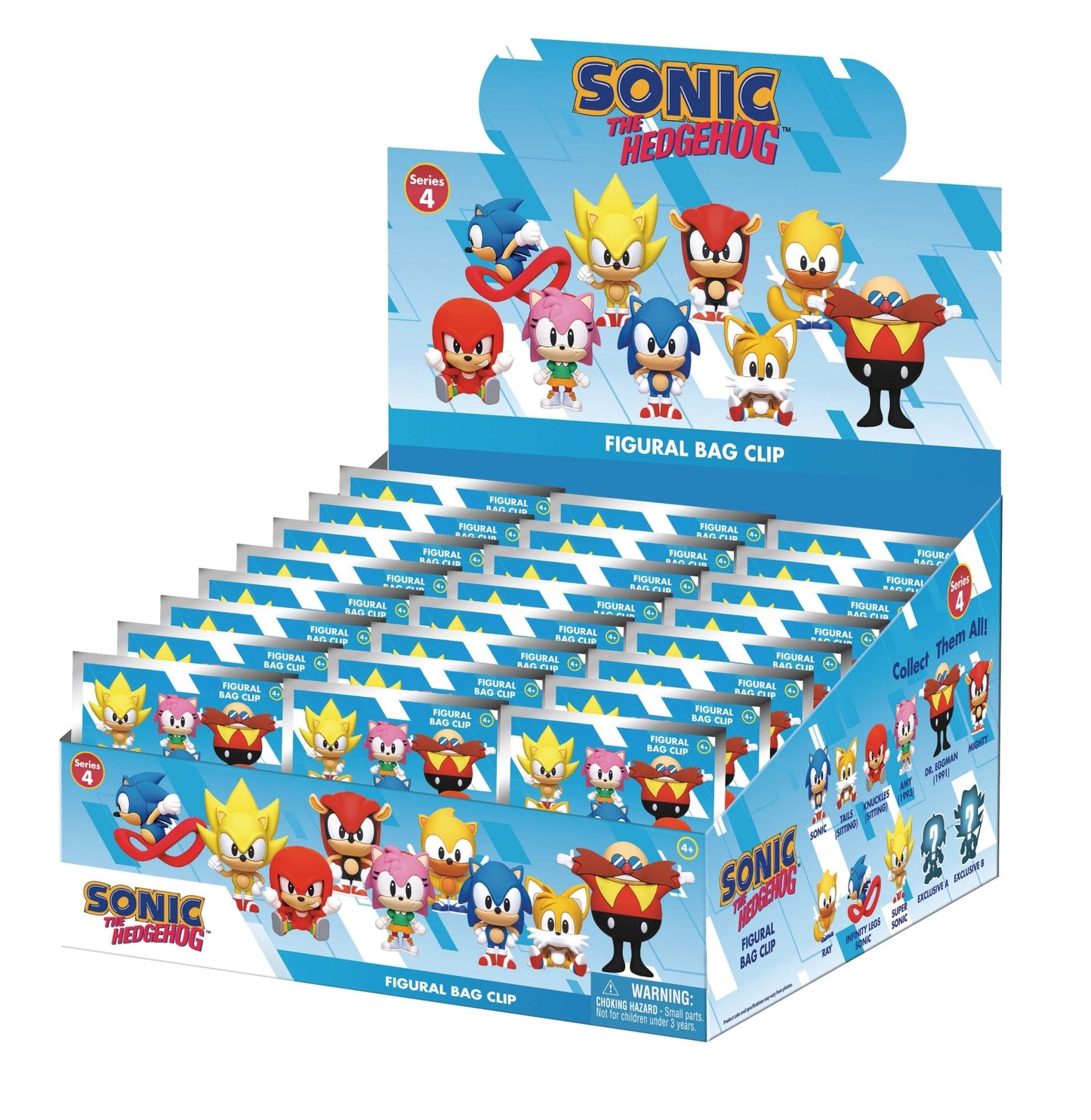 Sonic the Hedgehog Series 4 Blind Bag Mystery Bag Clip - GeekCore