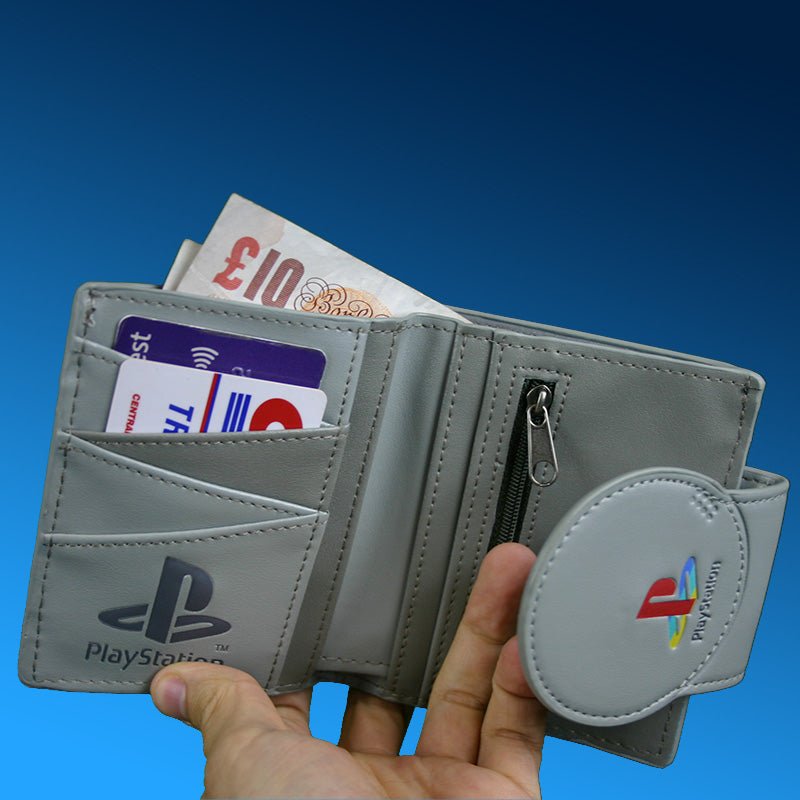 Console Wallet Sony Wallet New Sony PlayStation 2 Retro Style Bifold Wallet Wallet