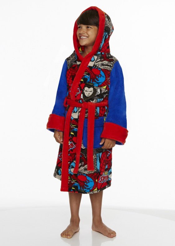 Spider - Man Kids Bath Robe - GeekCore