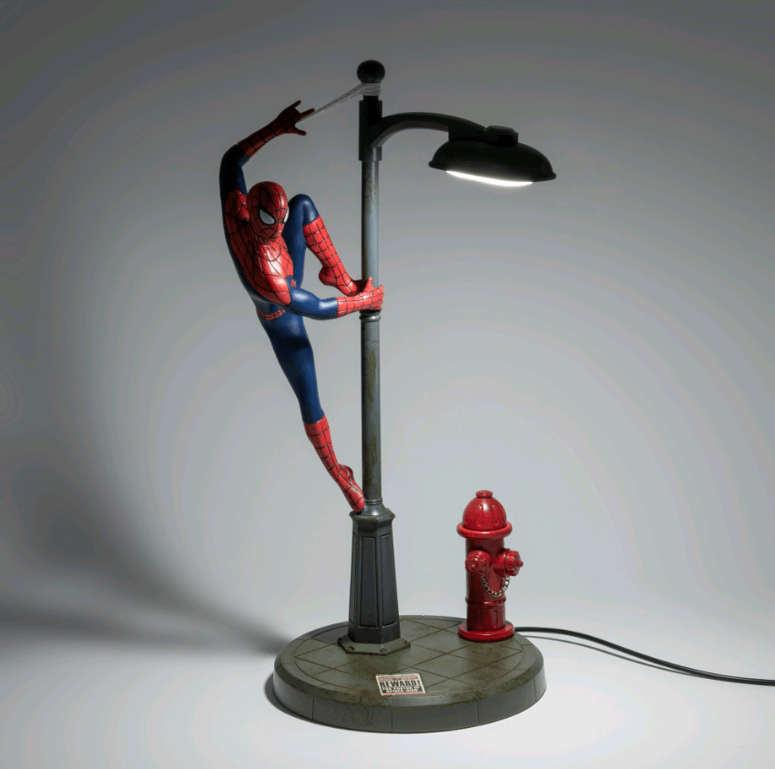 Spider - Man standing Lamp - GeekCore