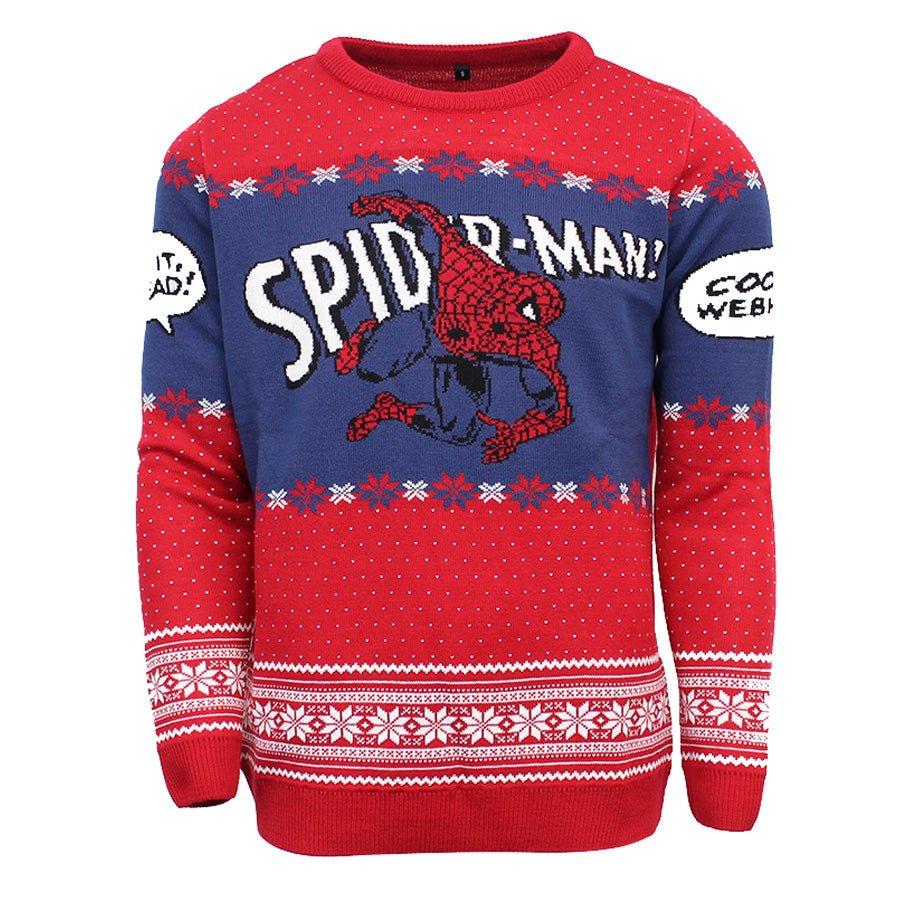 Spider - man Web Slinger Knitted Christmas Jumper / Sweater - GeekCore