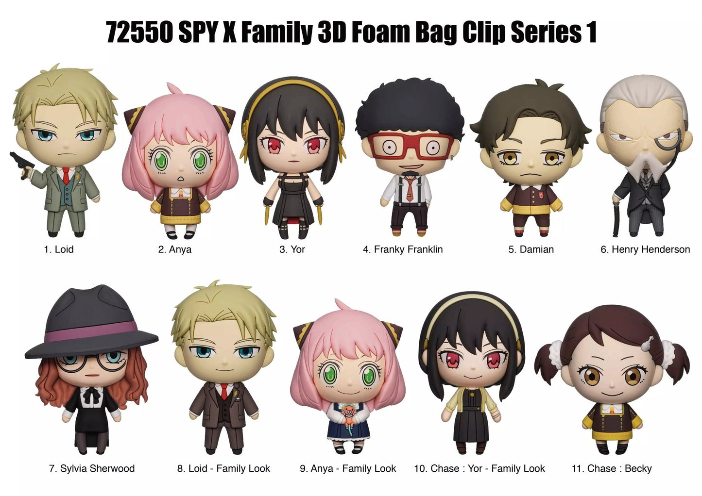 Spy X Family Series 1 Blind Bag Mystery Bag Clip - GeekCore