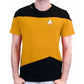 Star Trek TNG Uniform T - Shirt - GeekCore