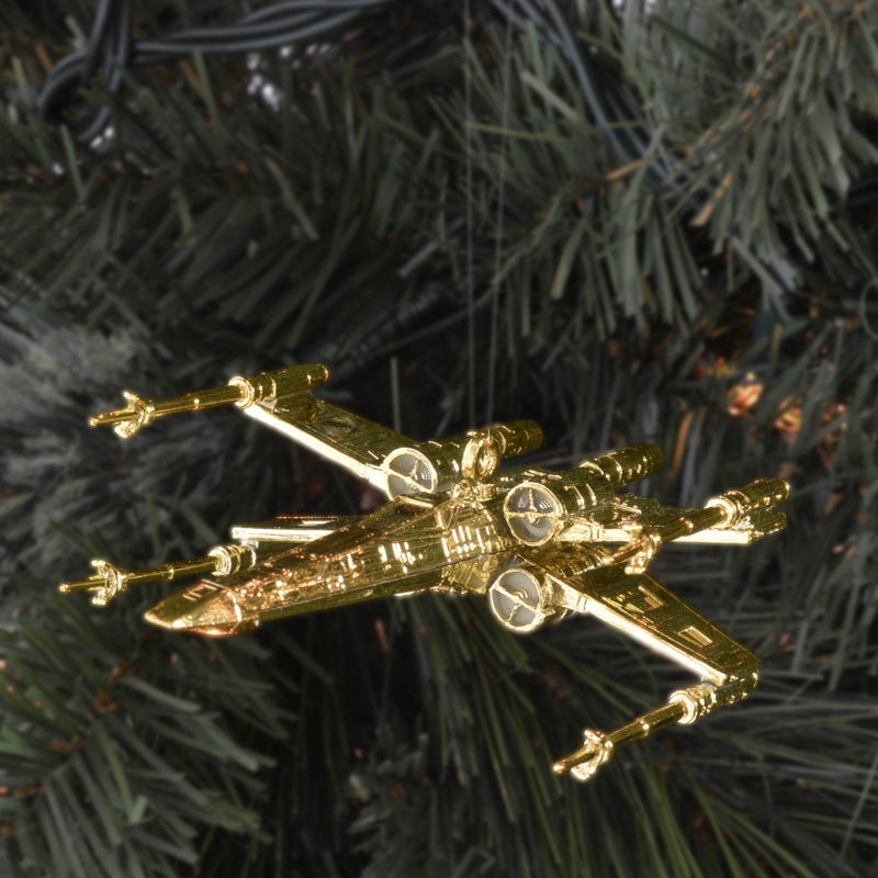 Star Wars Christmas Tree Ornaments - Gold (Set of 6) - GeekCore