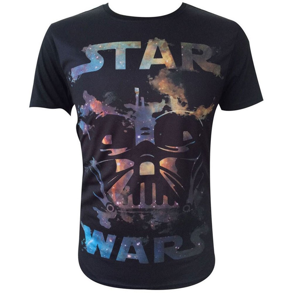 Star Wars Darth Vader Galaxy Cut Out T - Shirt - GeekCore