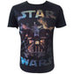 Star Wars Darth Vader Galaxy Cut Out T - Shirt - GeekCore