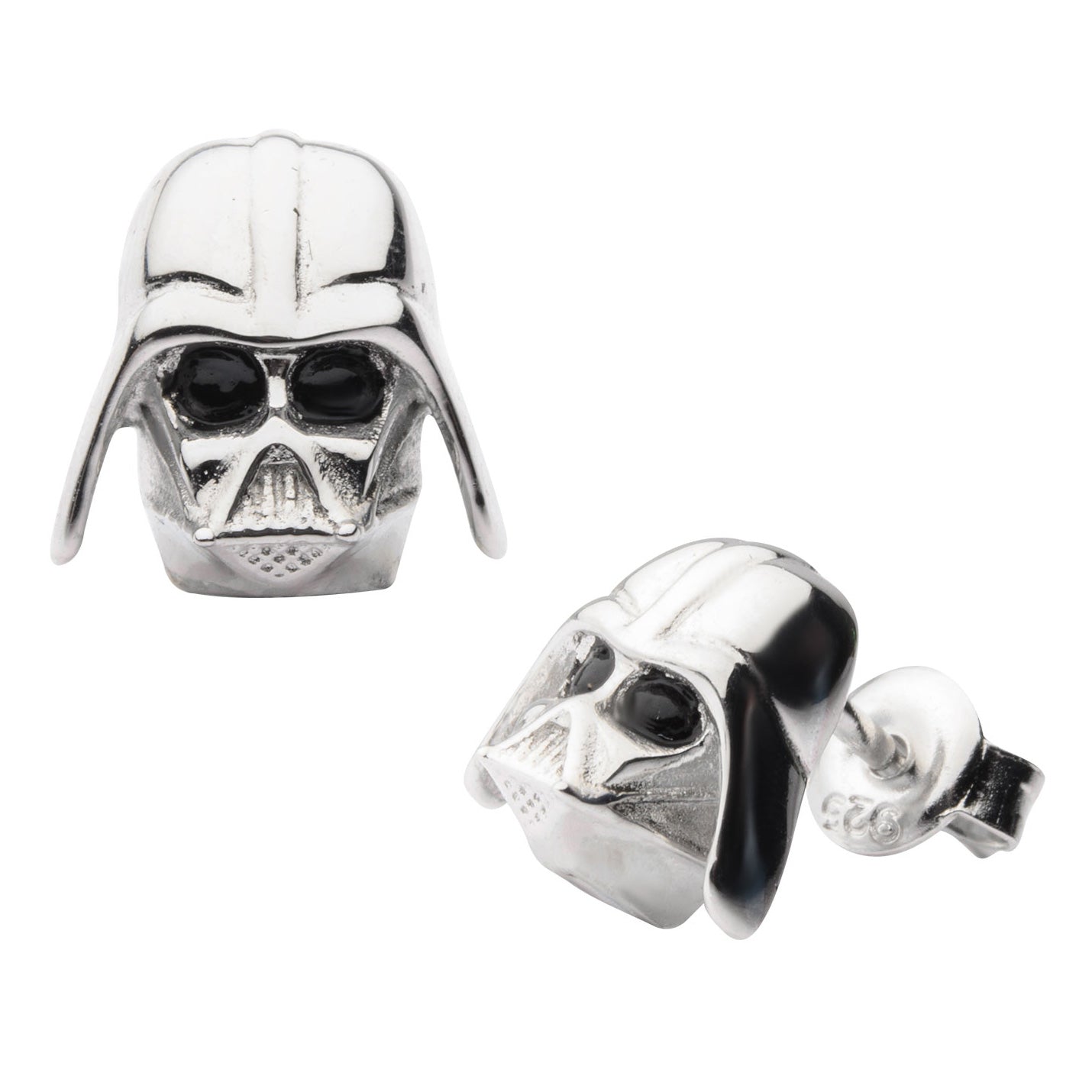 Star Wars Darth Vader Sterling Silver Earrings - GeekCore