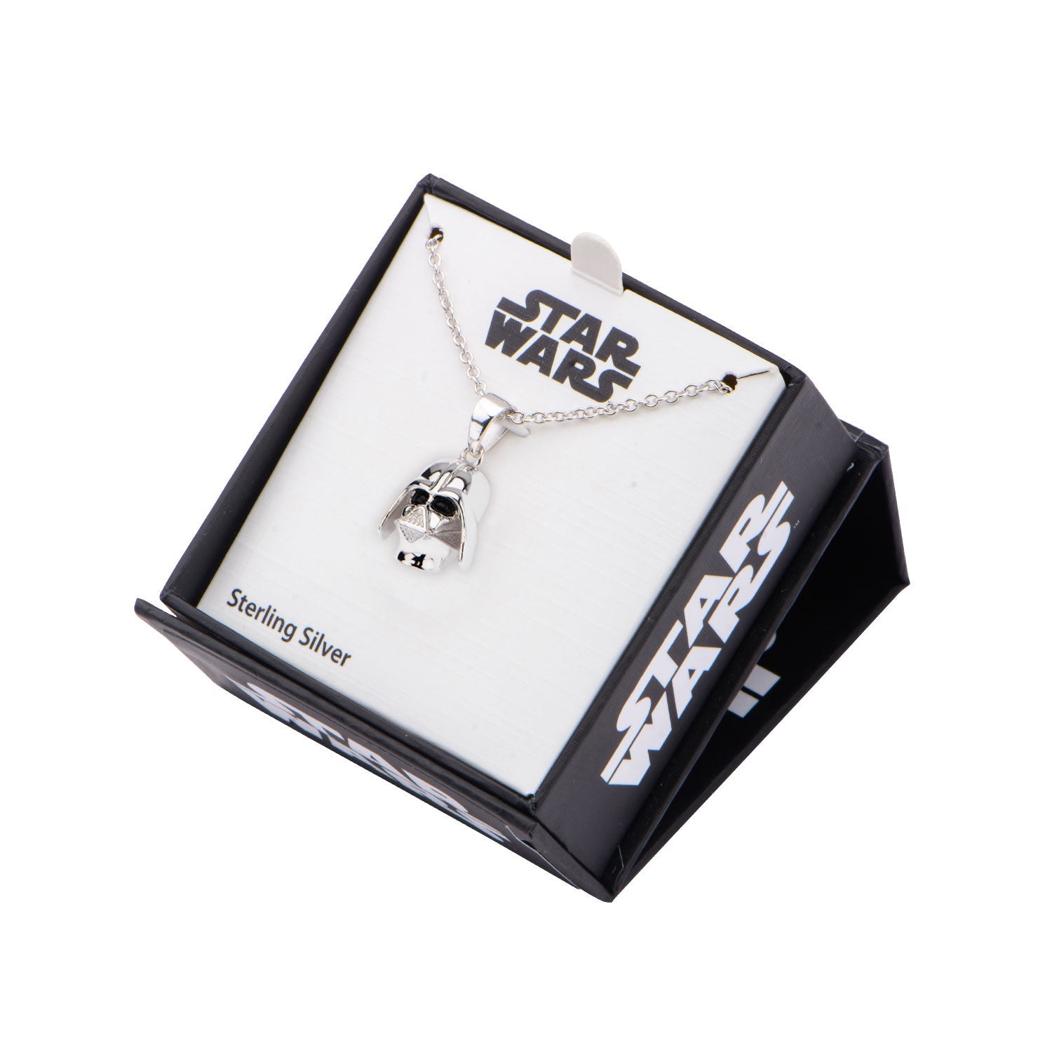 Star Wars Darth Vader Sterling Silver Pendant & Chain - GeekCore