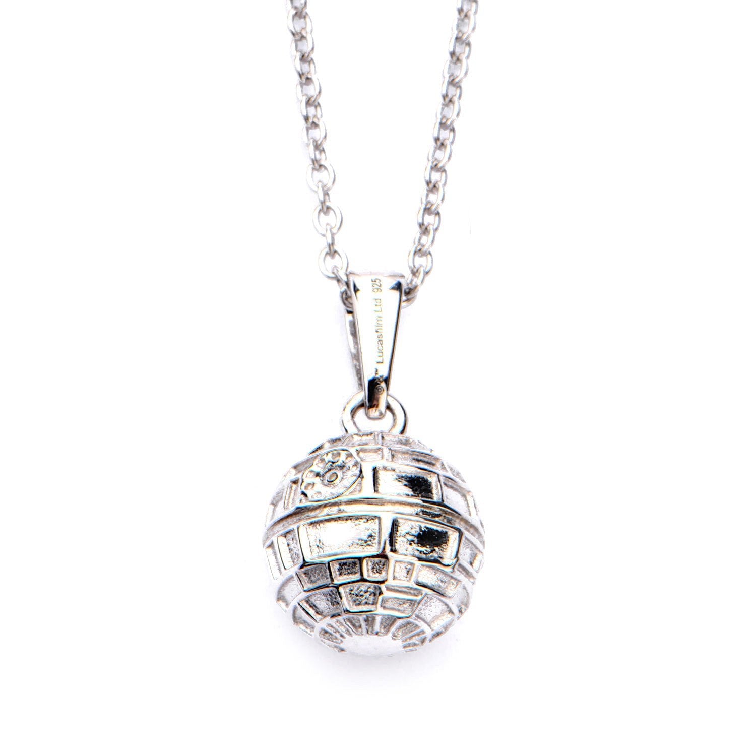 Star Wars Death Star Sterling Silver Pendant - GeekCore