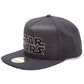 Star Wars Metal Logo Snapback Cap - GeekCore