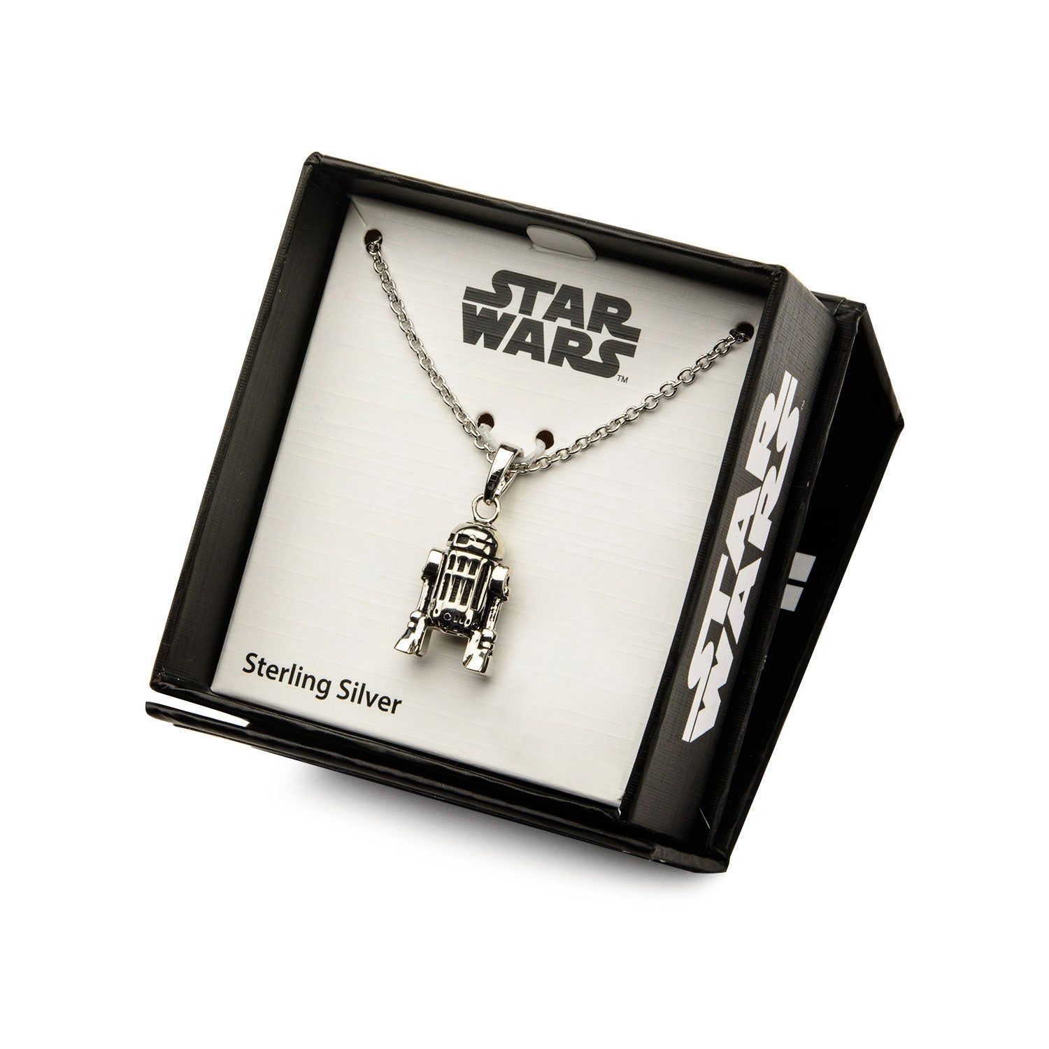 Star Wars R2 - D2 Sterling Silver Pendant - GeekCore