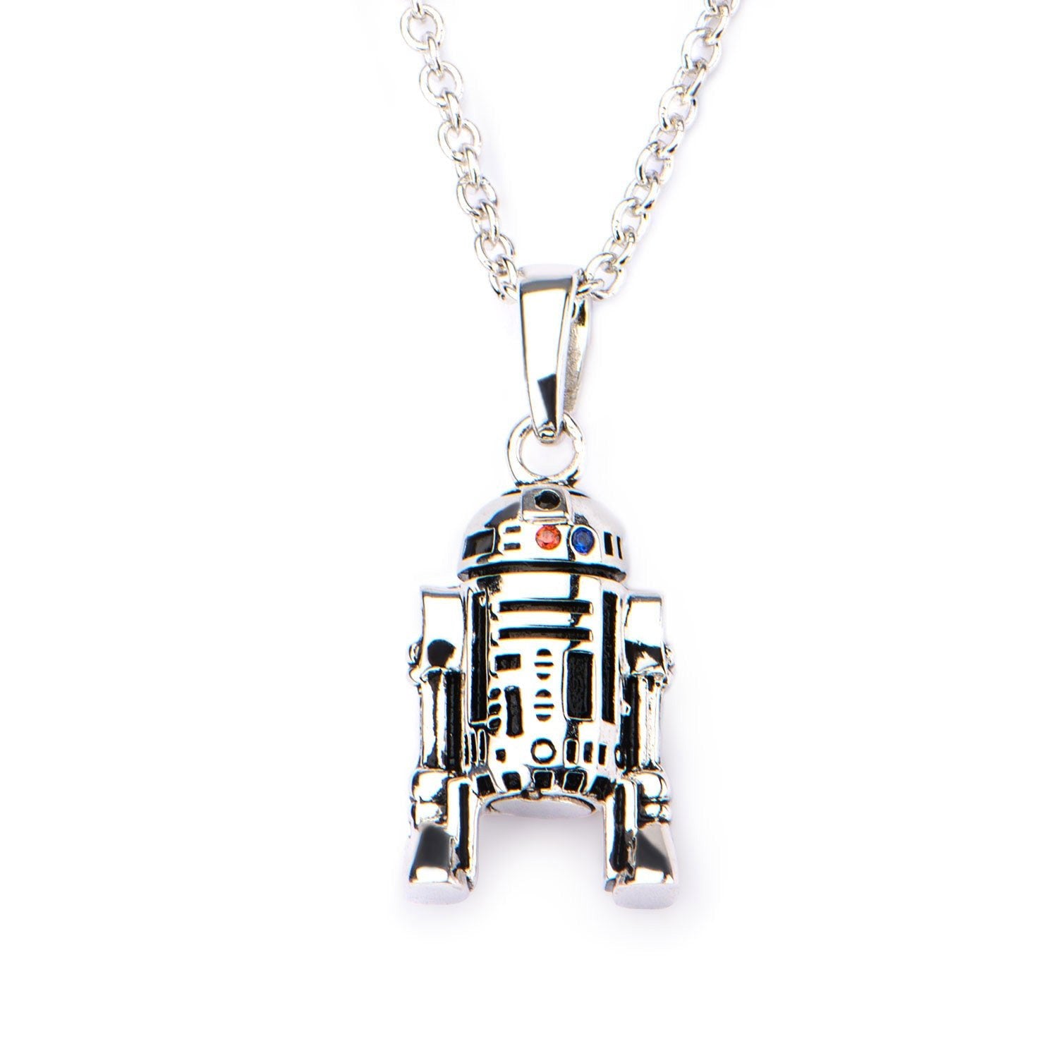 Star Wars R2 - D2 Sterling Silver Pendant - GeekCore
