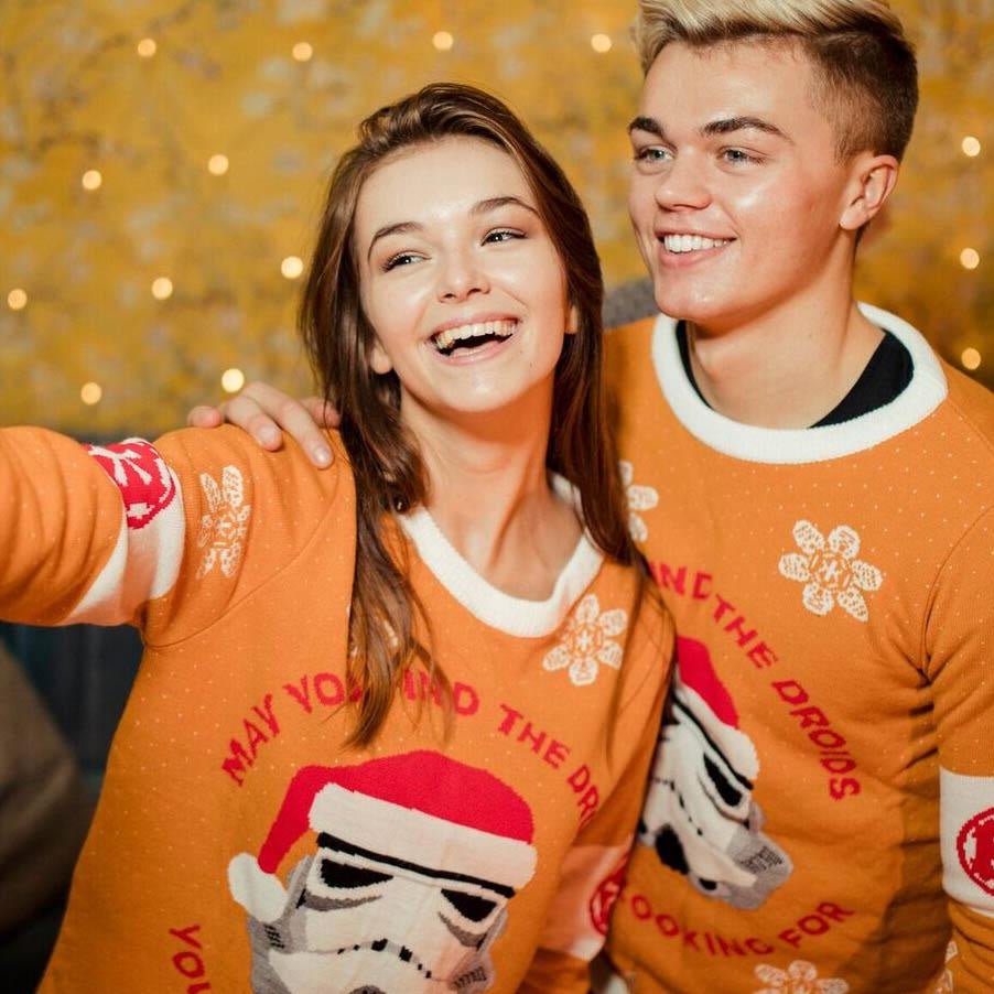 Star Wars Stormtrooper Knitted Christmas Jumper / Sweater - GeekCore