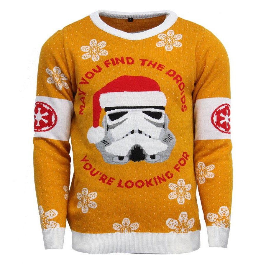 トップス Kith Stormtrooper Sweater Star Wars Star Wars Stormtrooper Knitted Christmas Jumper – GeekCore