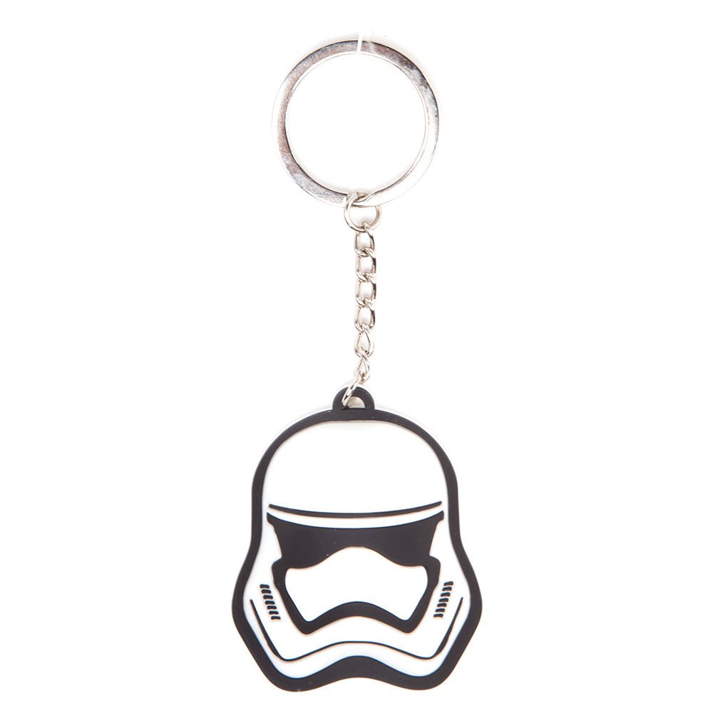 Star Wars Stormtrooper Mask 3D Rubber Key Chain - GeekCore