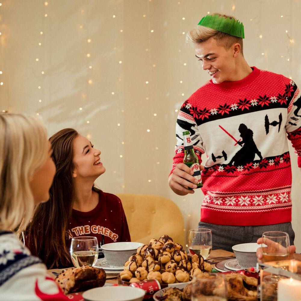 Star Wars: The Last Jedi Kylo Ren Knitted Christmas Jumper / Sweater - GeekCore