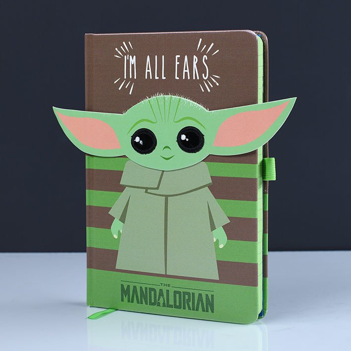 Star Wars The Mandalorian Baby Yoda I'm All Ears Notebook - GeekCore