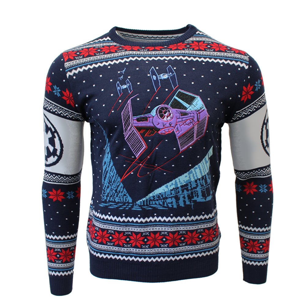 Star Wars TIE Fighter Battle of Yavin Christmas Jumper / Sweater - GeekCore