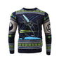 Star Wars X - Wing Chase Knitted Christmas Jumper / Sweater - GeekCore