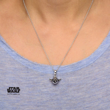 Star Wars Yoda Sterling Silver Pendant - GeekCore