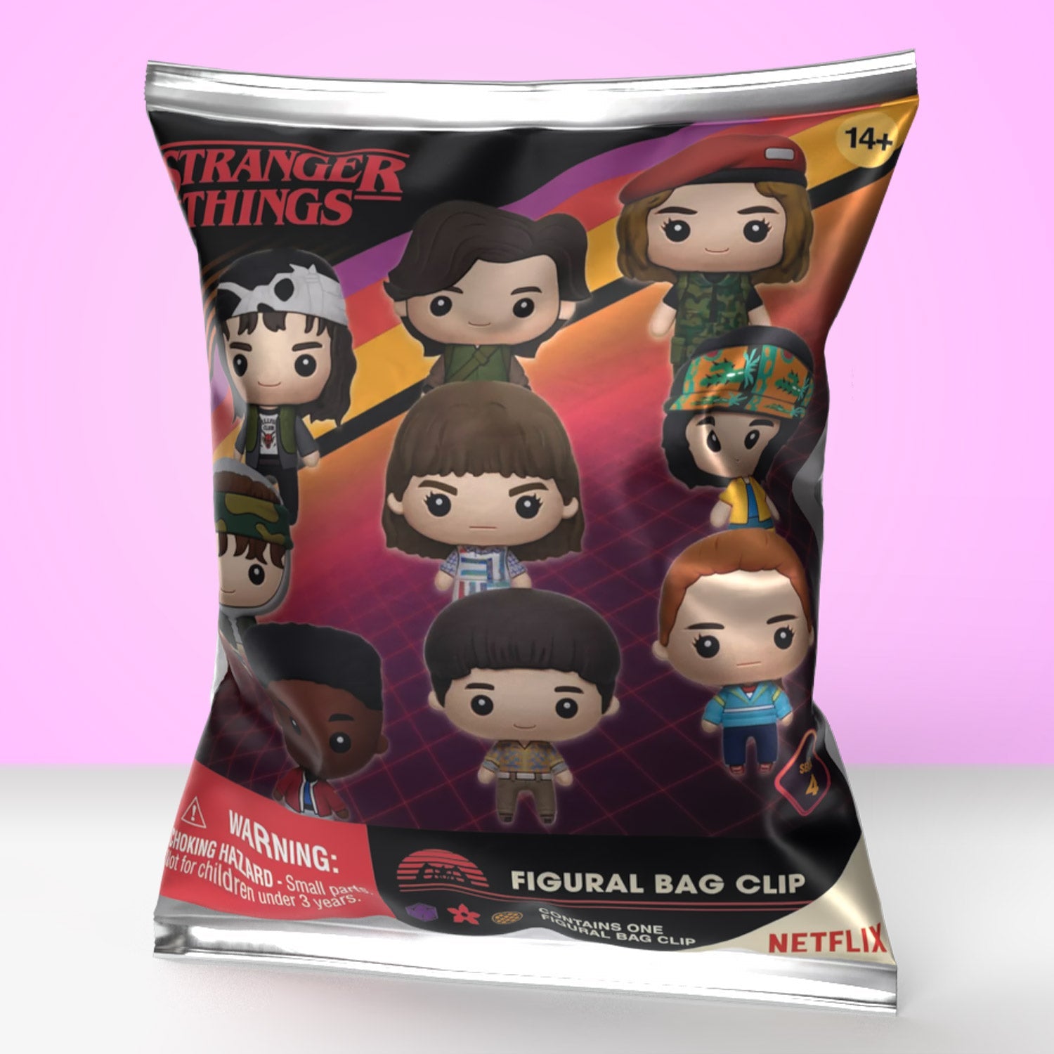 Stranger Things Series 4 Blind Bag Mystery Bag Clip - GeekCore