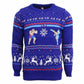 Street Fighter Sagat Vs. Chun - Li Christmas Jumper / Sweater - GeekCore