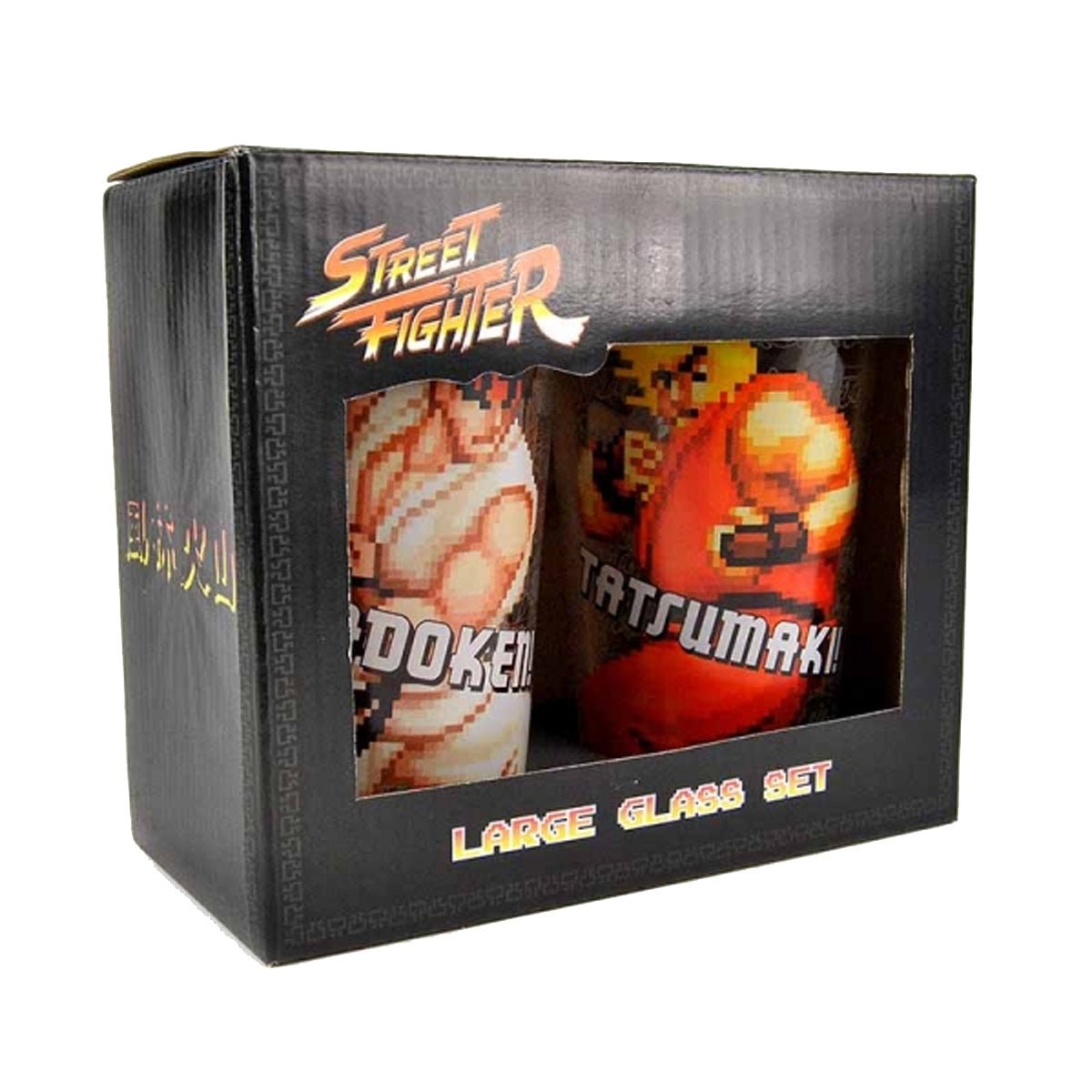 Street Fighter Set of 2 Glasses (Ryu & Ken) - GeekCore
