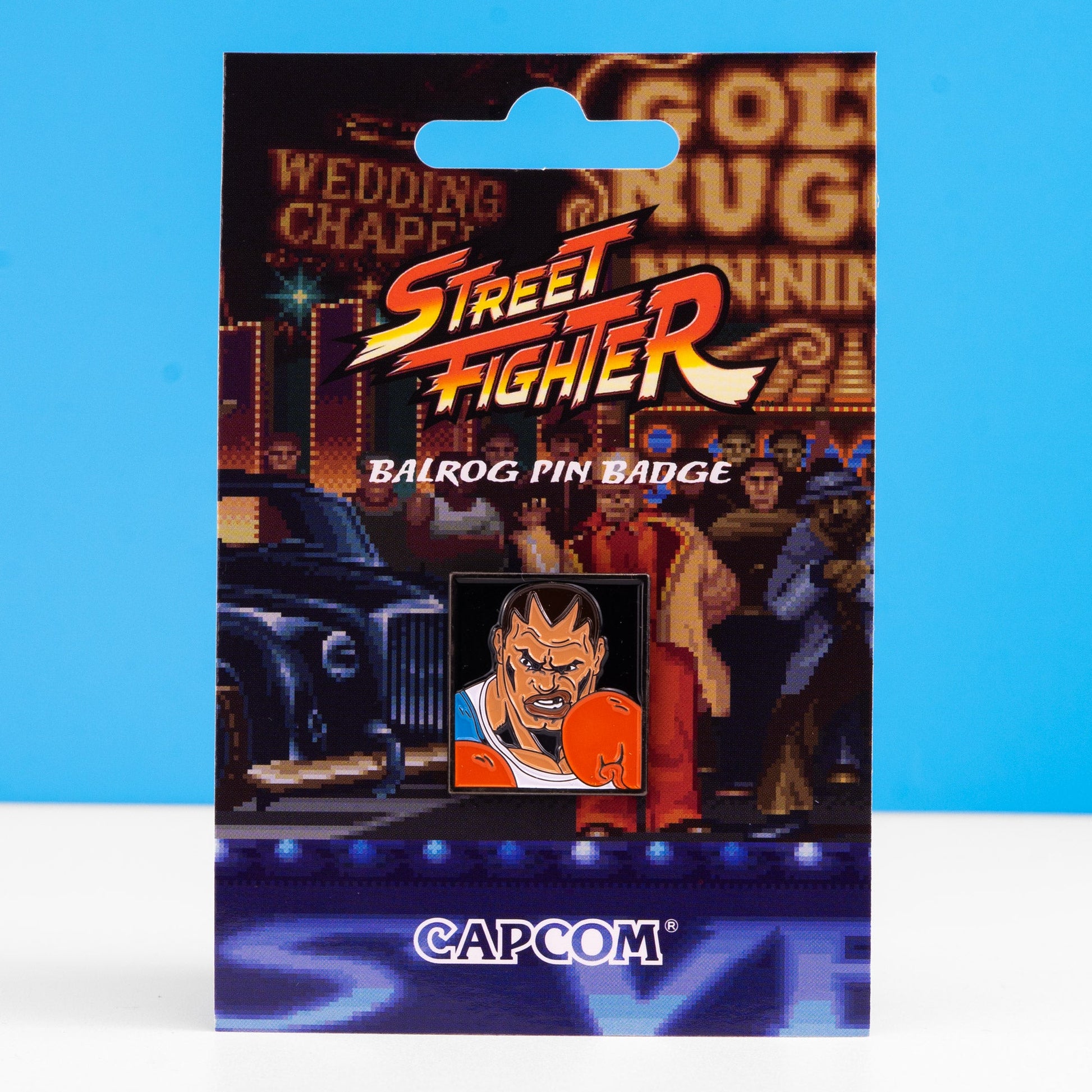 Street Fighter Single Character Enamel Pin - Balrog - GeekCore