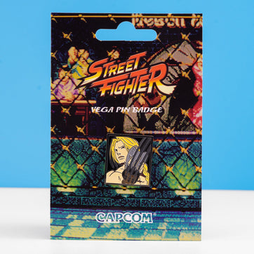 Street Fighter Single Character Enamel Pin - Vega - GeekCore
